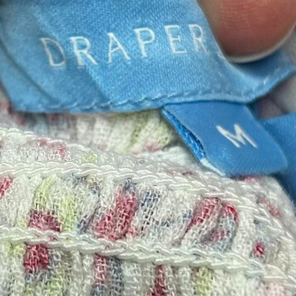 Draper James | Floral Bow Strapped Smocked Dress - Picture 8 of 8